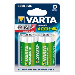 Varta Power Accu D NiMh 1,2V | 3000 mAh 2er Blister 56720