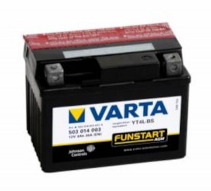VARTA Powersports AGM 503 014 003 Motorradbatterie  - 12V 3Ah wartungsfrei