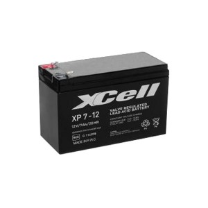 XCell XP 7-12 AGM Bleiakkku 12V 7Ah VdS Faston 6,3mm