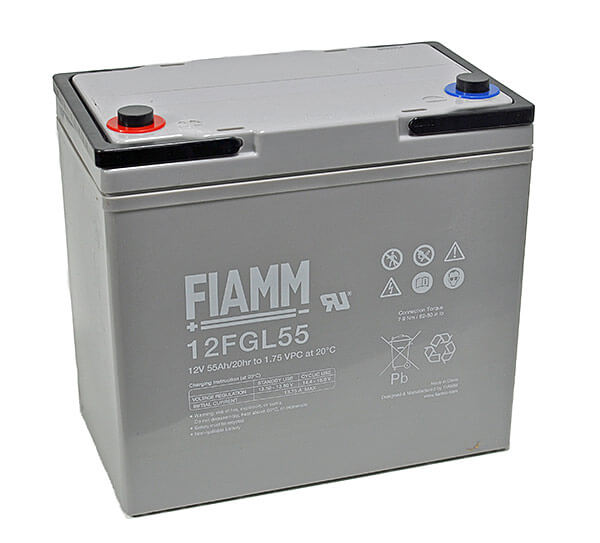 Fiamm 12FGL55 12V 55Ah Blei-Akku / AGM Batterie