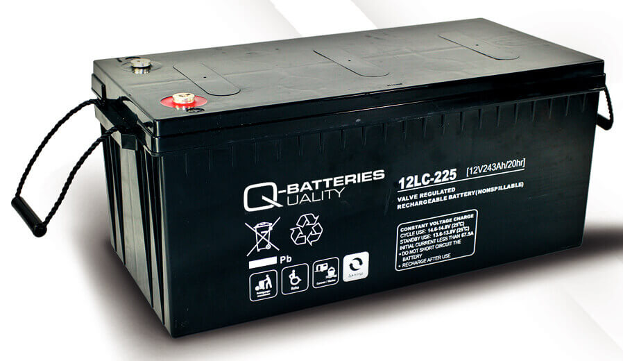 Q-Batteries 12LC-225 12V 243Ah Blei-Akku / AGM Batterie Zyklentyp