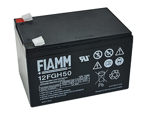 Fiamm 12FGH50 12V 12Ah Blei-Akku / AGM Batterie Hochstrom