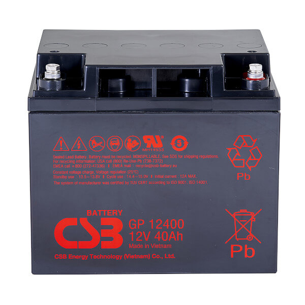 CSB GP12400 12V 40Ah Blei-Akku / AGM Batterie