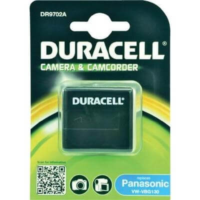 Duracell Digitalkamera und Camcorder Akku DR9702A passend für Panasonic VW-VBG130