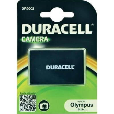 Duracell Digitalkamera und Camcorder Akku DR9902 kompatibel zu Olympus BLS-1