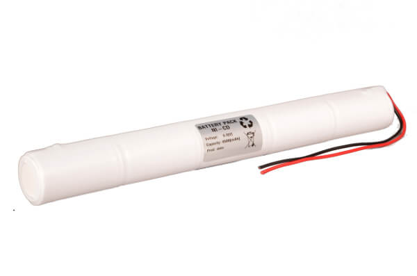 Akkupack Notlicht Notbeleuchtung 6,0V / 4500mAh (4,5Ah) Stabform mit Kabel