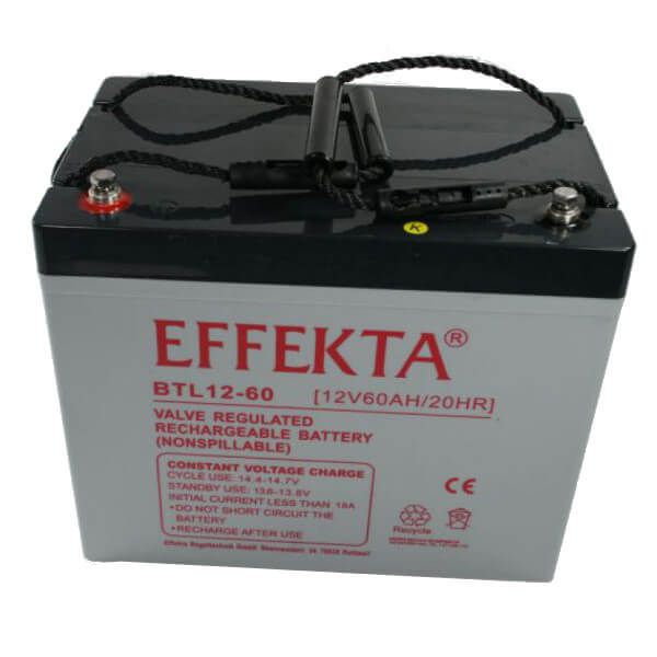 Effekta BTL12-60 12V 60Ah Blei-Akku / AGM Batterie
