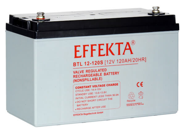 Effekta BTL12-120S 12V 120Ah Blei-Akku / AGM Batterie