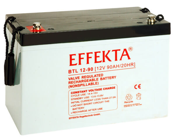 Effekta BTL12-90 12V 90Ah Blei-Akku / AGM Batterie