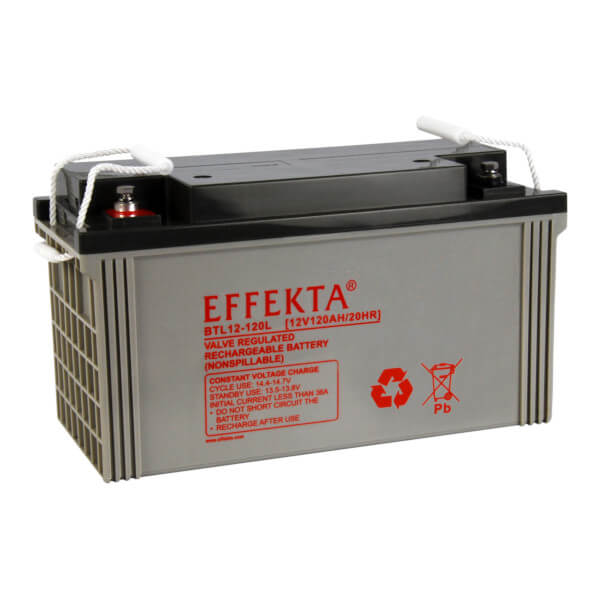 Effekta BTL12-120L - 12V 120Ah AGM Batterie