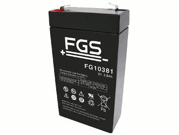 FGS FG10381 6V 3,8Ah Blei-Akku / AGM Batterie