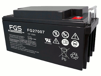 FGS FG27007 12V 65Ah Blei-Akku / AGM Batterie