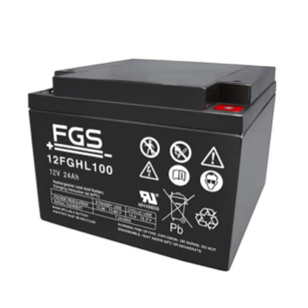 FGS 12FGHL100 12V 24Ah Blei-Akku / AGM Batterie Hochstrom Longlife