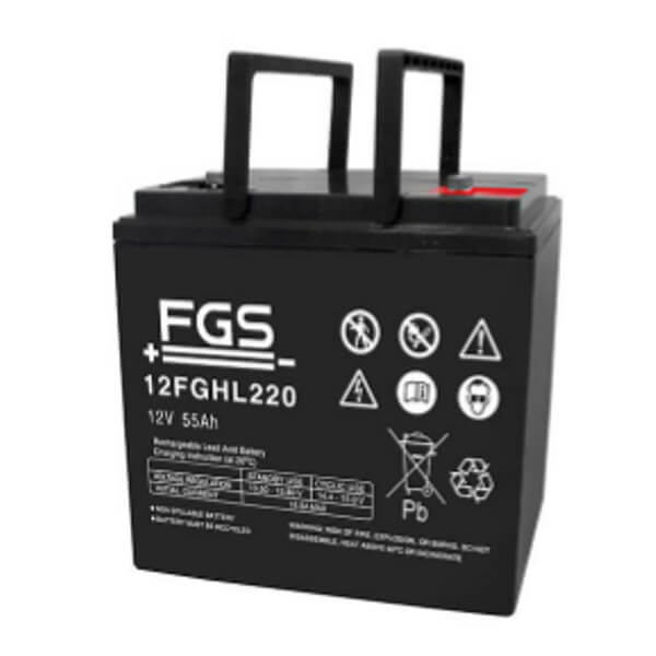 FGS 12FGHL220 12V 55Ah Blei-Akku / AGM Batterie Hochstrom Longlife