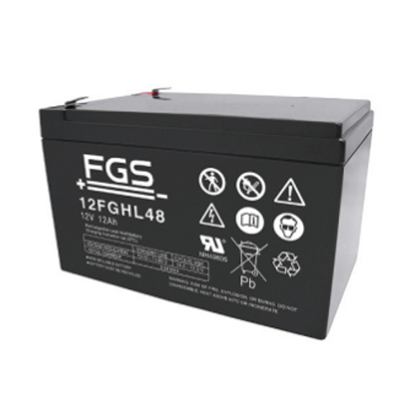 FGS 12FGHL48 12V 12Ah Blei-Akku / AGM Batterie Hochstrom Longlife