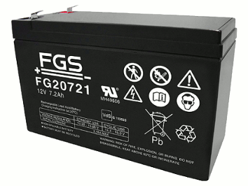 FGS FG20721 12V 7,2Ah Blei-Akku / AGM Batterie