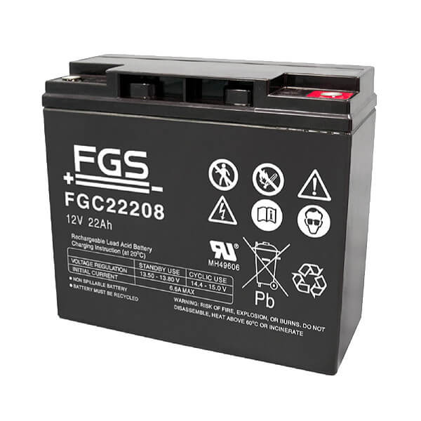 FGS FGC22208 12V 22Ah Blei-Akku / AGM Batterie Zyklentyp
