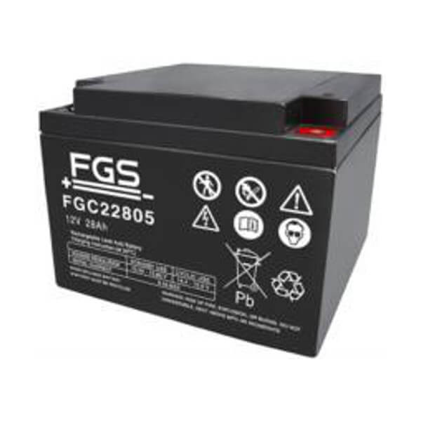 FGS FGC22805 12V 28Ah Blei-Akku / AGM Batterie Zyklentyp