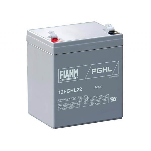 Fiamm 12FGHL22 12V 5Ah Blei-Akku / AGM Batterie Hochstrom Longlife