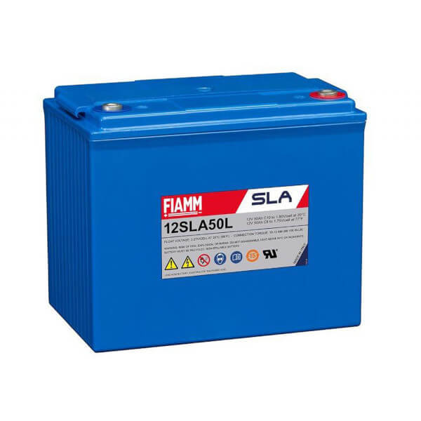 Fiamm 12SLA50L 12V 50Ah Blei-Akku / AGM Batterie