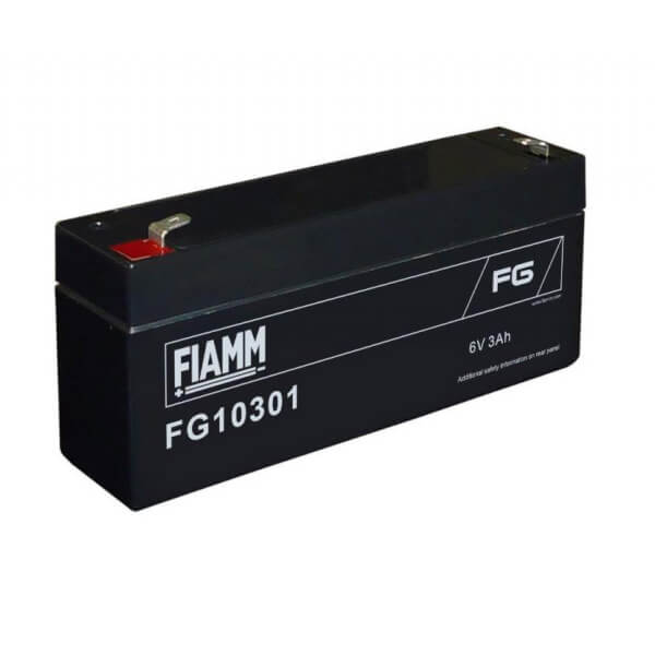 Fiamm FG10301 6V 3Ah Blei-Akku / AGM Batterie