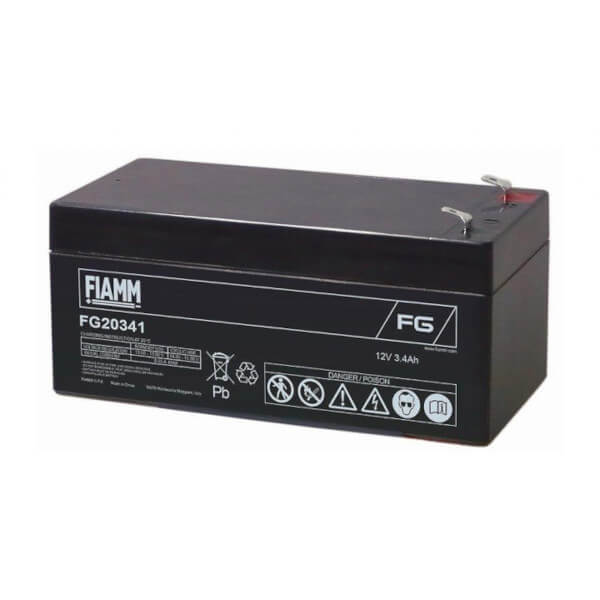 Fiamm FG20341 12V 3,4Ah Blei-Akku / AGM Batterie