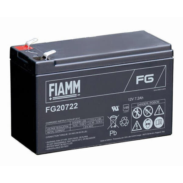 Fiamm FG20722 12V 7,2Ah Blei-Akku / AGM Batterie