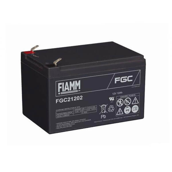 Fiamm FGC21202 12V 12Ah Blei-Akku / AGM Batterie Zyklenfest
