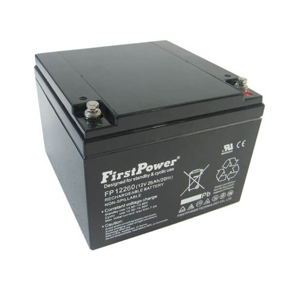 FirstPower FP12260 12V 26Ah Blei-Akku / AGM Batterie