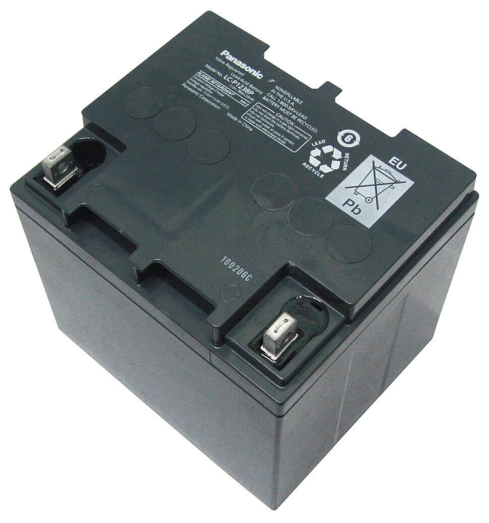 Panasonic LC-P1238APG 12V 38Ah Blei-Akku / AGM Batterie mit VdS-Zulassung