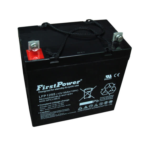 FirstPower LFP1255 12V 55Ah Blei-Akku / AGM Batterie