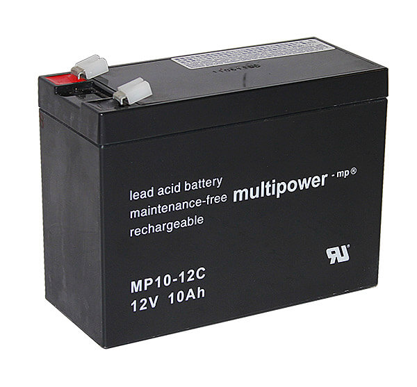 Multipower MP10-12C 12V 10Ah Blei-Akku / AGM Batterie Zyklenfest