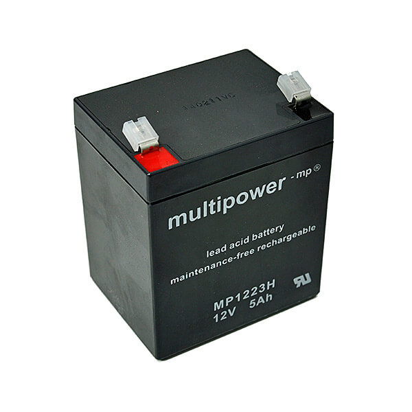 Multipower MP1223H 12V 5Ah Blei-Akku / AGM Batterie Hochstrom