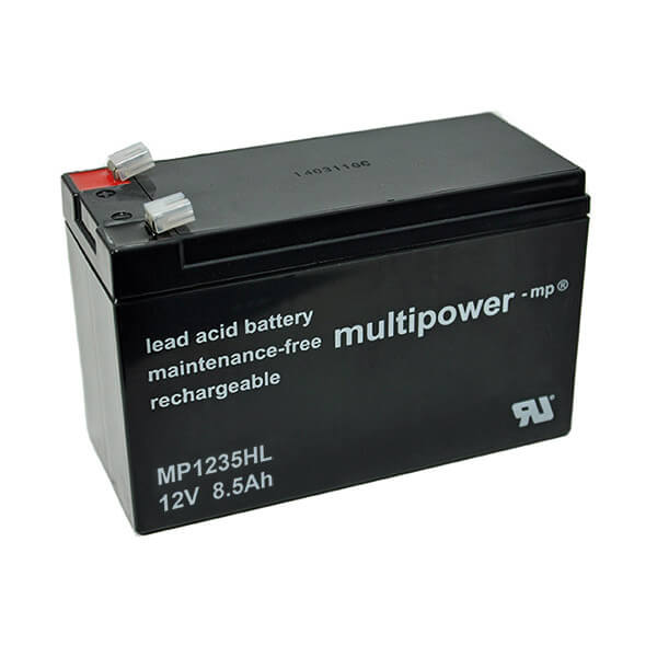 Multipower MP1235HL 12V 8,5Ah Blei-Akku / AGM Batterie Hochstrom