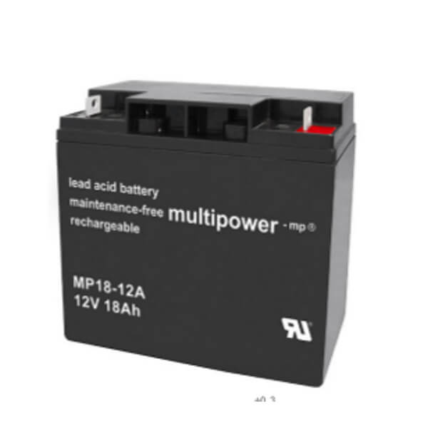 Multipower MP18-12A 12V 18Ah Blei-Akku / AGM Batterie