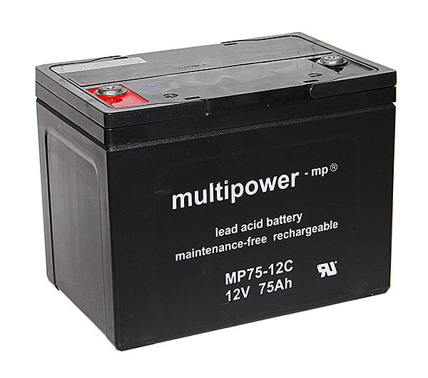 Multipower MP75-12C 12V 75Ah Blei-Akku / AGM Batterie Zyklenfest