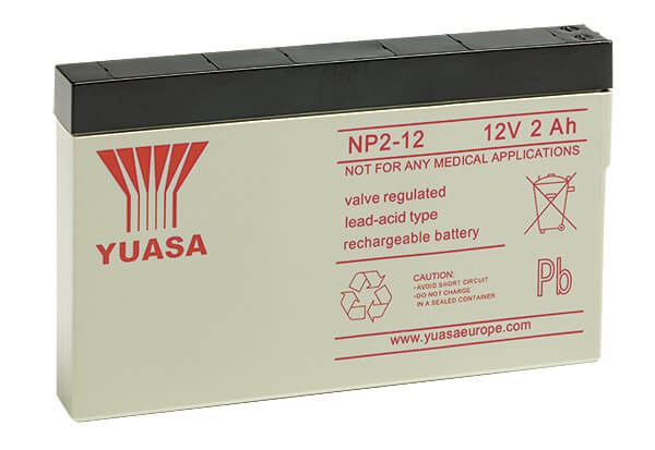 Yuasa NP2-12SL 12V 2Ah Blei-Akku / AGM Batterie
