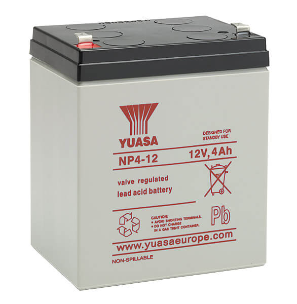 Yuasa NP4-12 12V 4Ah Blei-Akku / AGM Batterie