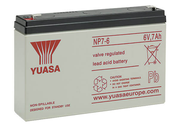 Yuasa NP7-6 6V 7Ah Blei-Akku / AGM Batterie