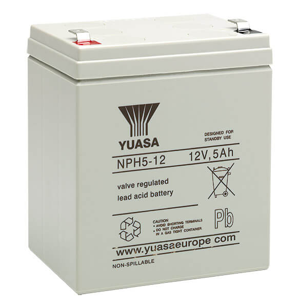 Yuasa NPH5-12 12V 5Ah Blei-Akku / AGM Batterie Hochstrom
