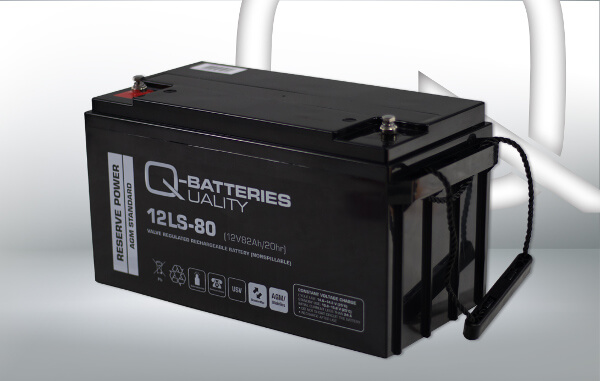 Q-Batteries 12LS-80 12V 82Ah AGM Akkumulator
