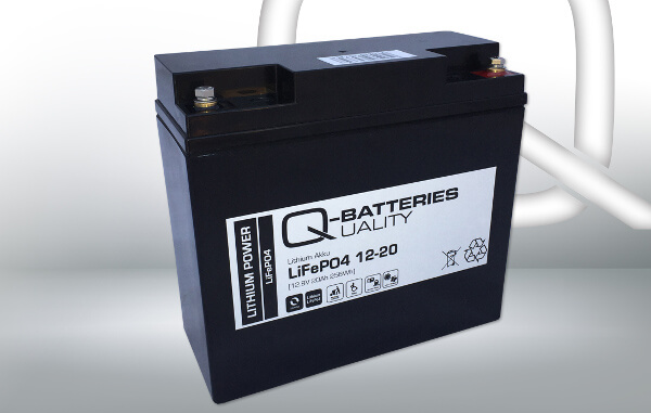 Q-Batteries Lithium Akku 12-100S 12,8V 100Ah 1280Wh LiFePO4 Batterie mit  Bluetooth, Lithium Akkus, Akkus & Batterien
