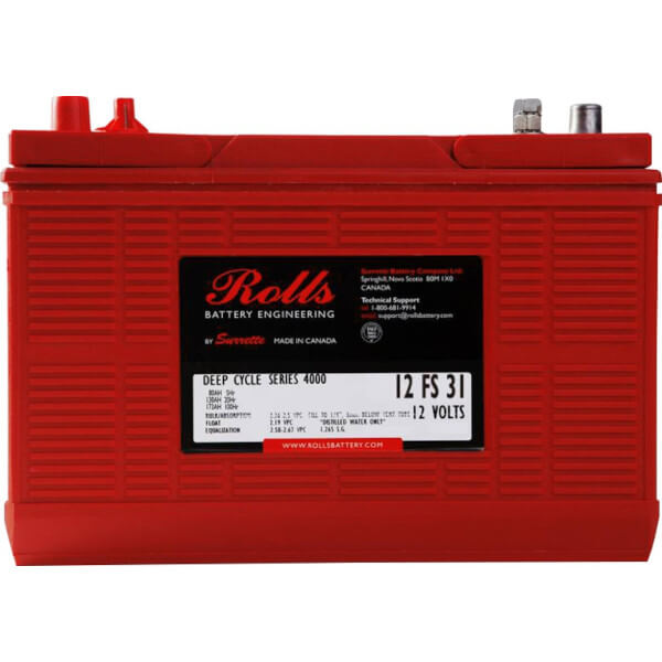 Rolls 12-FS-31 Deep Cycle Nass-Batterie 12V | 130Ah