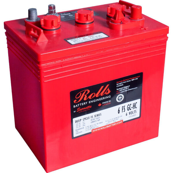 Rolls 6-FS-GC-HC Deep Cycle Nass-Batterie 6V | 225Ah