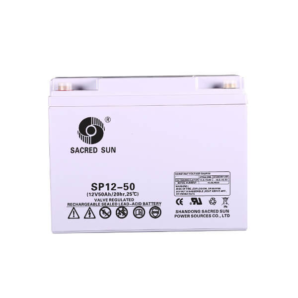 Sacred Sun SP12-50 AGM Batterie 12V 50Ah Long Life Akku