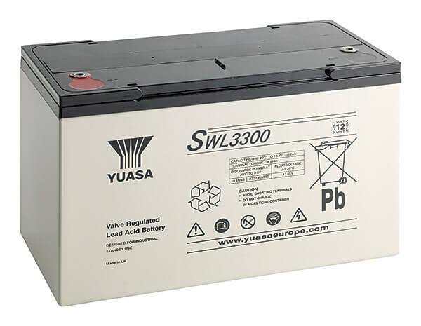 Yuasa SWL3300 12V 105Ah Blei-Akku / AGM Batterie