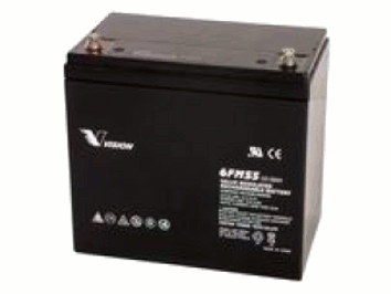 Vision 6FM55-X 12V 55Ah Blei-Akku / AGM Batterie