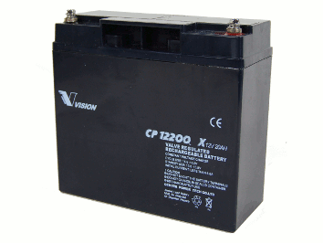 Vision CP12200X 12V 20Ah Blei-Akku / AGM Batterie