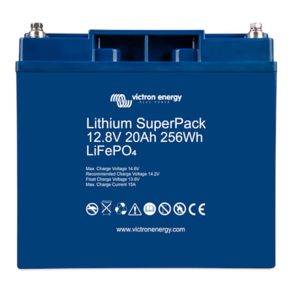 Victron Energy Lithium SuperPack 12.8V 20Ah LiFePO4 Batterie