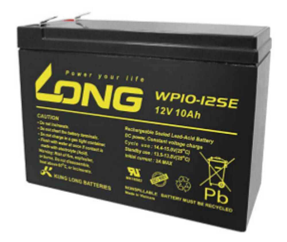 Kung Long WP10-12SE 12V 10Ah Blei-Akku / AGM Batterie Zyklenfest